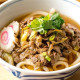 Fried flat noodles with beef